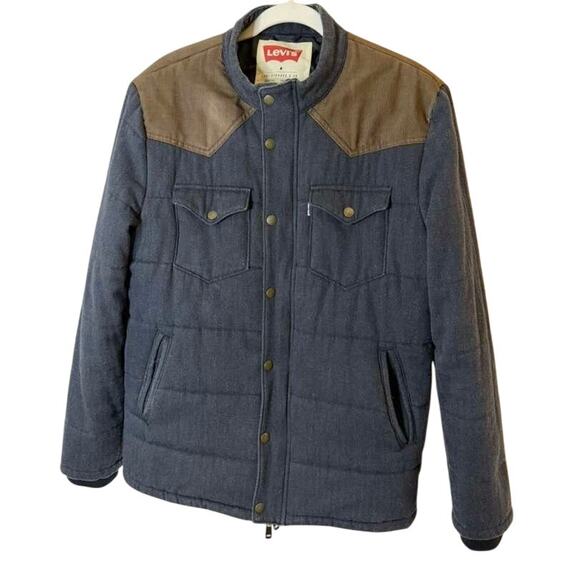 Levi's Other - Levi's Barstow Puff Jacket Men's Medium in Grey